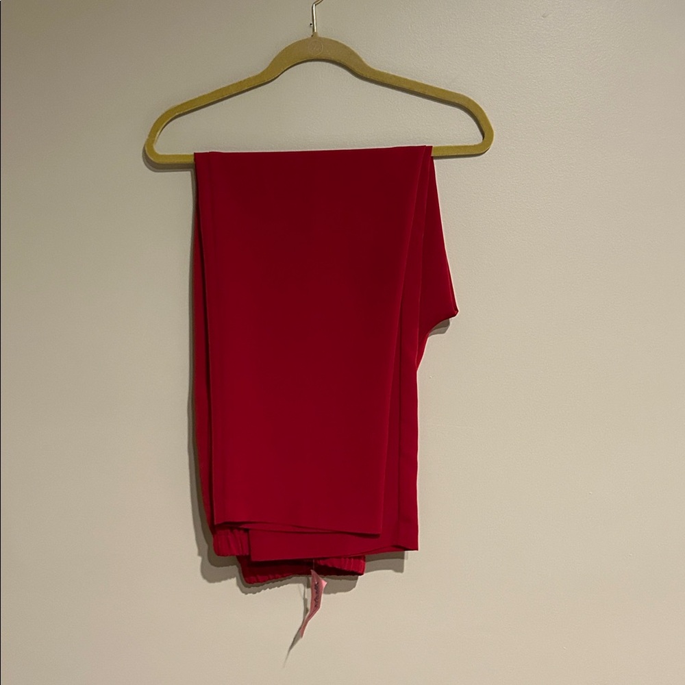 Red Button-Up Shirt - Picture 3 of 4